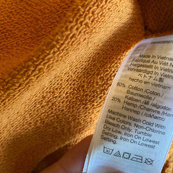 Madewell Fresh Cider Cotton/Hemp Mockneck Sweatshirt - Picture 5 of 5